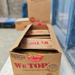 WE TOP 1¼  BROWN ROLLING PAPER  90 leaves